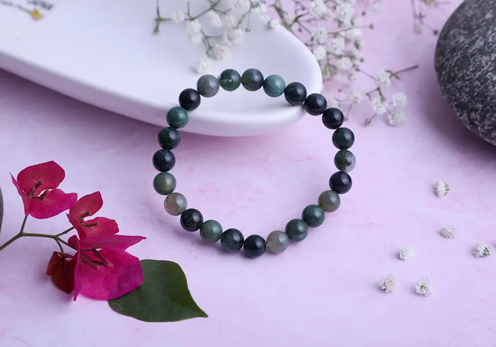 Moss Agate Bracelet Moss Agate Bracelet